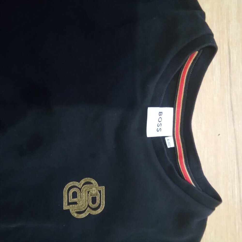 Boss kid boy black Tshirt - Picture 2 of 3